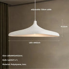 Blanc Diamètre80cm / Lumière chaude