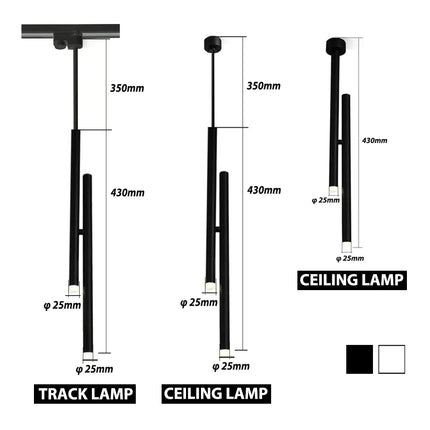 Suspension LED COB Moderne en Aluminium, 10W, Luminaire de Plafond Dimmable