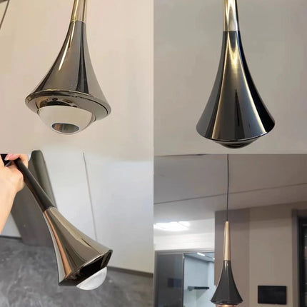 Suspension LED Moderne en Aluminium, Luminaire Décoratif pour Chambre et Cuisine