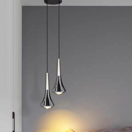 Suspension LED Moderne en Aluminium, Luminaire Décoratif pour Chambre et Cuisine