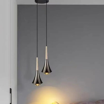 Suspension LED Moderne en Aluminium, Luminaire Décoratif pour Chambre et Cuisine
