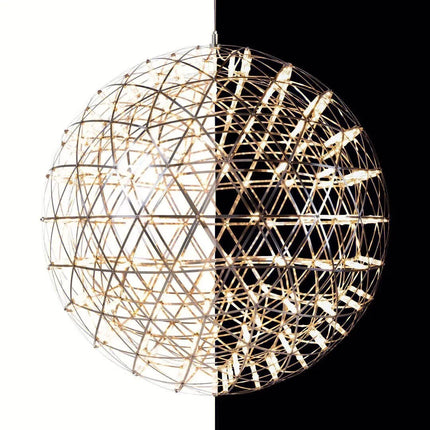 Suspension Loft Moderne boule LED étincelle en acier inoxydable 110-240V