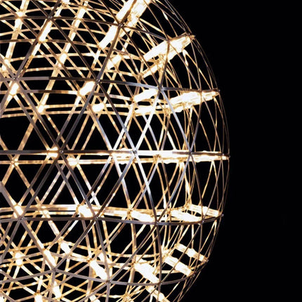 Suspension Loft Moderne boule LED étincelle en acier inoxydable 110-240V