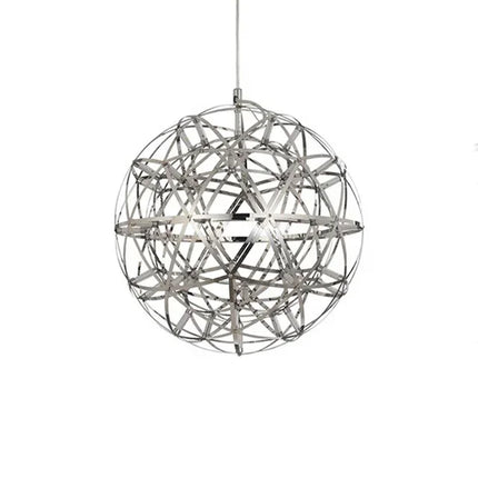 Suspension Loft Moderne boule LED étincelle en acier inoxydable 110-240V