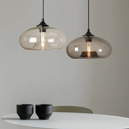 Suspension en verre coloré moderne pour restaurant et bar, design créatif