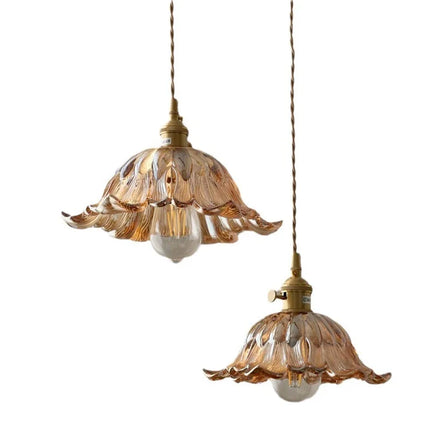 Suspension LED moderne en verre vert avec interrupteur tactile pour salon et balcon