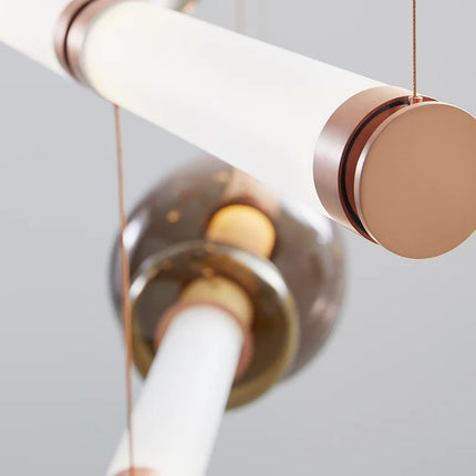 Suspension LED en verre au design canadien, luminaire décoratif pour salon et cuisine
