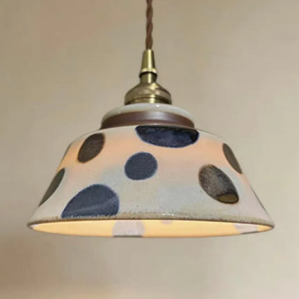 Suspension LED 4W en céramique style nordique moderne pour salon et salle à manger