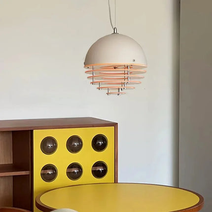Suspension Bauhaus en acrylique, lumière chaude d’ambiance, style moderne