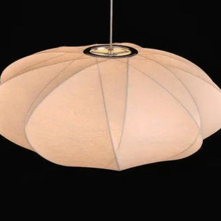 Suspension LED en soie design danois, luminaire d’intérieur haut de gamme
