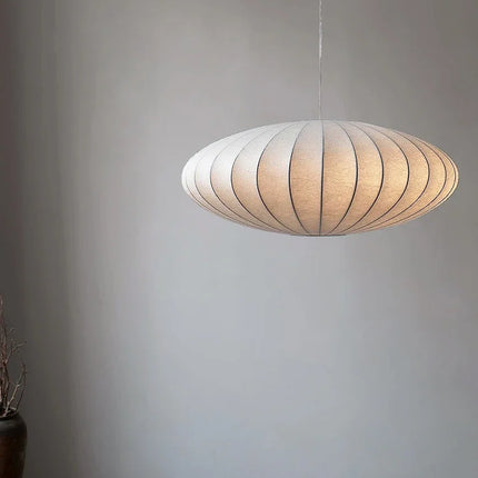 Suspension en soie Wabi Sabi moderne E27 LED pour salon et salle à manger