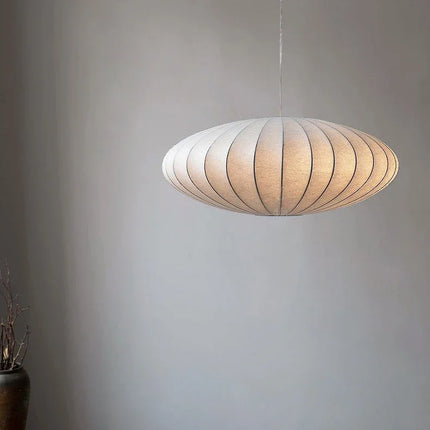 Suspension en soie Wabi Sabi moderne E27 LED pour salon et salle à manger