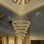 Diamètre30cm H80cm / Lumière Blanche / Or shell