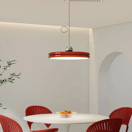 Suspension moderne en métal chromé pour salle à manger et bureau