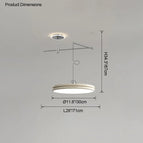 Diamètre30cm Blanc / Dimmable avec télécommande