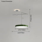 Diamètre40cm Vert / Dimmable avec télécommande