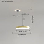 Diamètre50cm Jaune / Dimmable avec télécommande