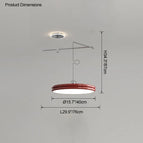 Diamètre40cm Rouge / Dimmable avec télécommande