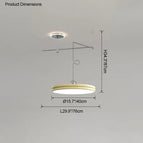 Diamètre40cm Jaune / Dimmable avec télécommande