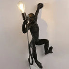 Mur noir gauche / Lumière chaude