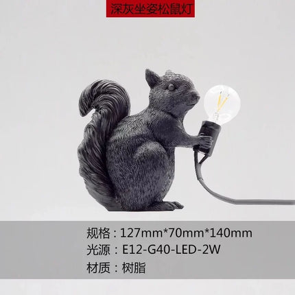 Suspension lampe singe en résine et corde chanvre, éclairage cosy