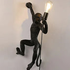 Mur noir droit / Lumière chaude