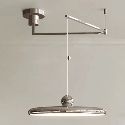 Suspension LED rotative nordique en fer blanc pour salon et chambre