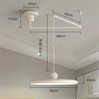 F Blanc 40cm / changeable