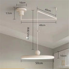 H Blanc 50cm / changeable