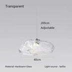 Transparent-40cm / Lumière chaude