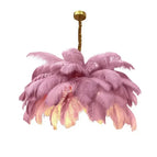 Violet / D60cm 34 plumes / Lumière Froide