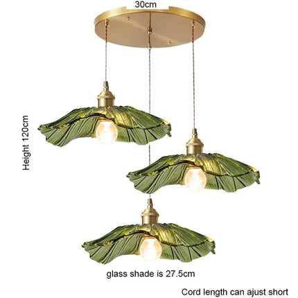 Suspension Vintage en Verre à Fleurs, Luminaire Art Déco pour Salon et Chambre