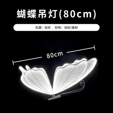 Suspension papillon lumineuse LED pour décoration mariage et plafond