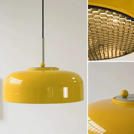Suspension moderne design danois en maille nid d'abeille, luminaire décoratif pour salle à manger et cuisine