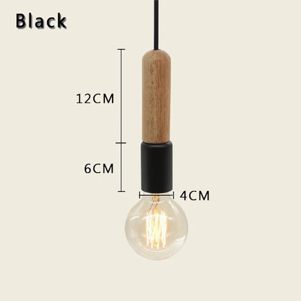 Suspension LED en Bois au Design Nordique, Luminaire Ambiance Chaleureuse