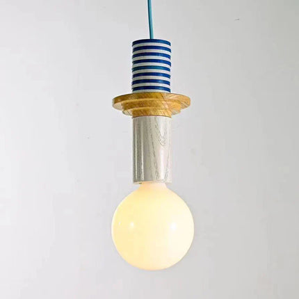 Suspension LED en Bois au Design Nordique, Luminaire Ambiance Chaleureuse