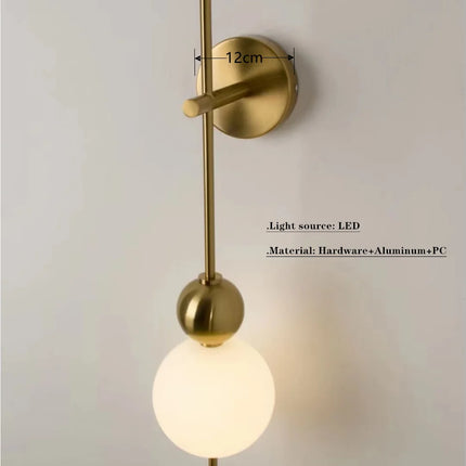 Suspension ronde nordique en aluminium et acrylique, lumière LED dimmable pour salon et chambre
