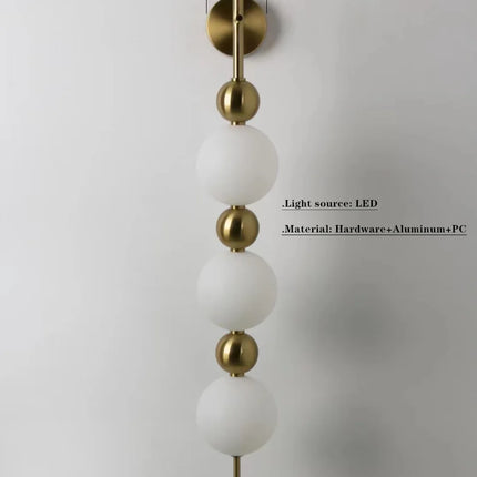 Suspension ronde nordique en aluminium et acrylique, lumière LED dimmable pour salon et chambre