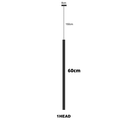 Suspension LED moderne en acier inoxydable pour salon et villa, éclairage intérieur haut de gamme