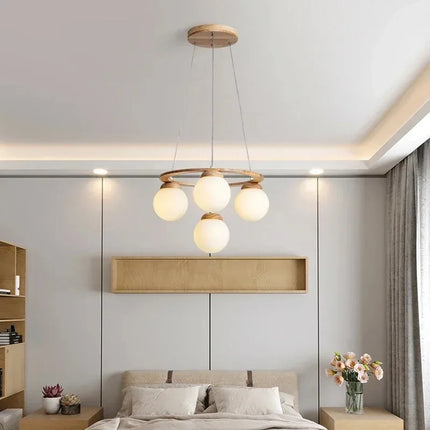 Suspension Globe Scandinave Minimaliste en Métal, Luminaire pour Cuisine et Salle à Manger