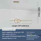 Longueur 100cm Or / Dimmable Télécommande avec APP