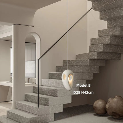 Suspension Villa Nordique Wabi Sabi LED E27 Design Créatif Loft Bar