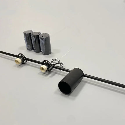 Suspension Nordique Moderne en Aluminium Noir pour Salle à Manger et Cuisine
