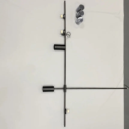 Suspension Nordique Moderne en Aluminium Noir pour Salle à Manger et Cuisine