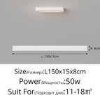 Blanc 150cm / 3 Couleurs (Chaud, neutre, froids) sans télécommande