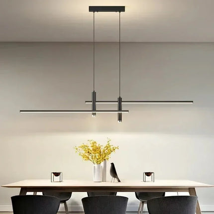 Suspension LED Moderne Réglable avec Télécommande, Lumière Ambiante Chaleureuse