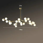 Or 24Lumières / 20CM Hauteur de suspension / Lumière Froide|Nouveauté