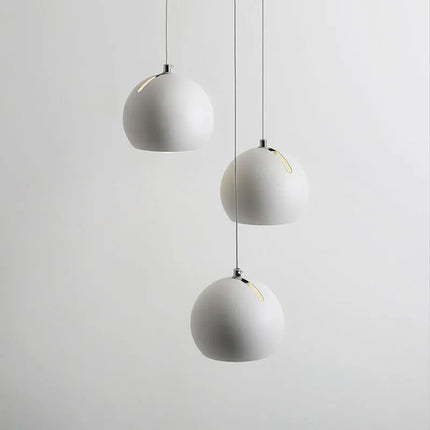 Suspension nordique moderne en fer, lampe de salle à manger réglable, design simple et créatif