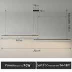 Noir 2 Tête(s) L120cm / Lumière Neutre