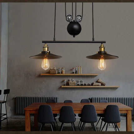 Suspension Vintage en Fer au Design Rétro pour Ambiance Cosy